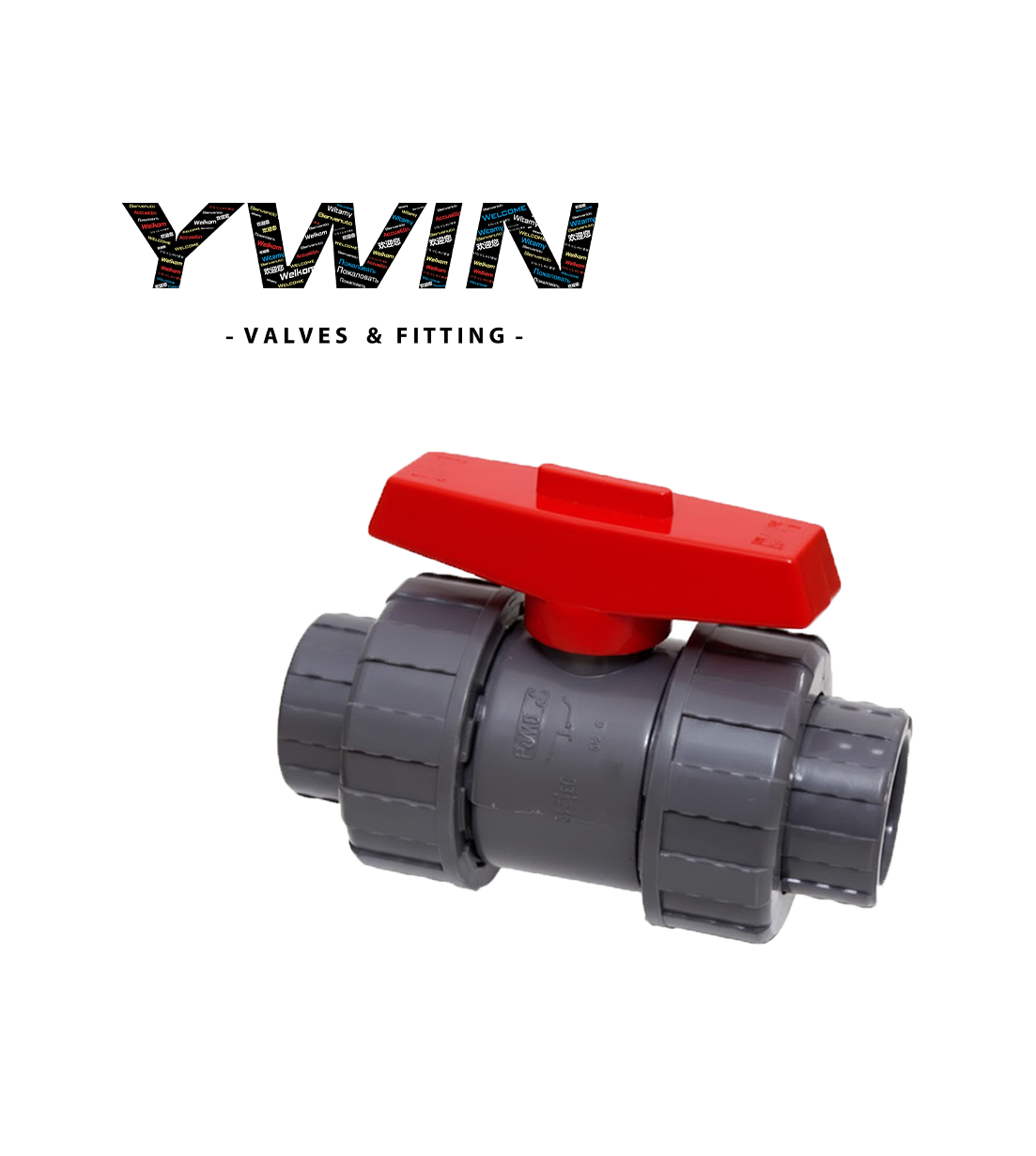 Van nhựa YWIN 2 đầu rắc co        YW-106