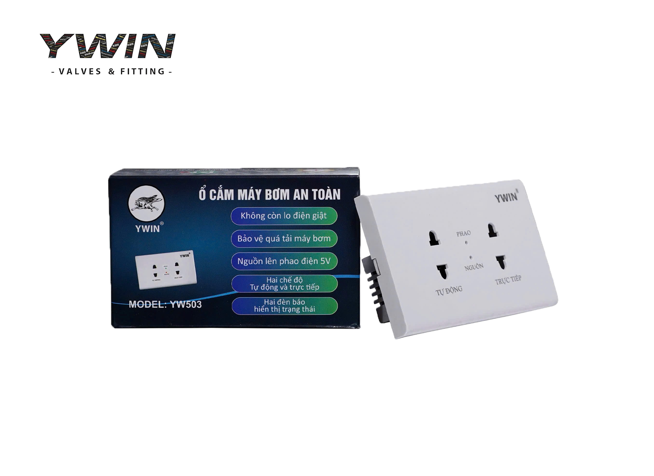 Ổ cắm máy bơm     ( YW503)