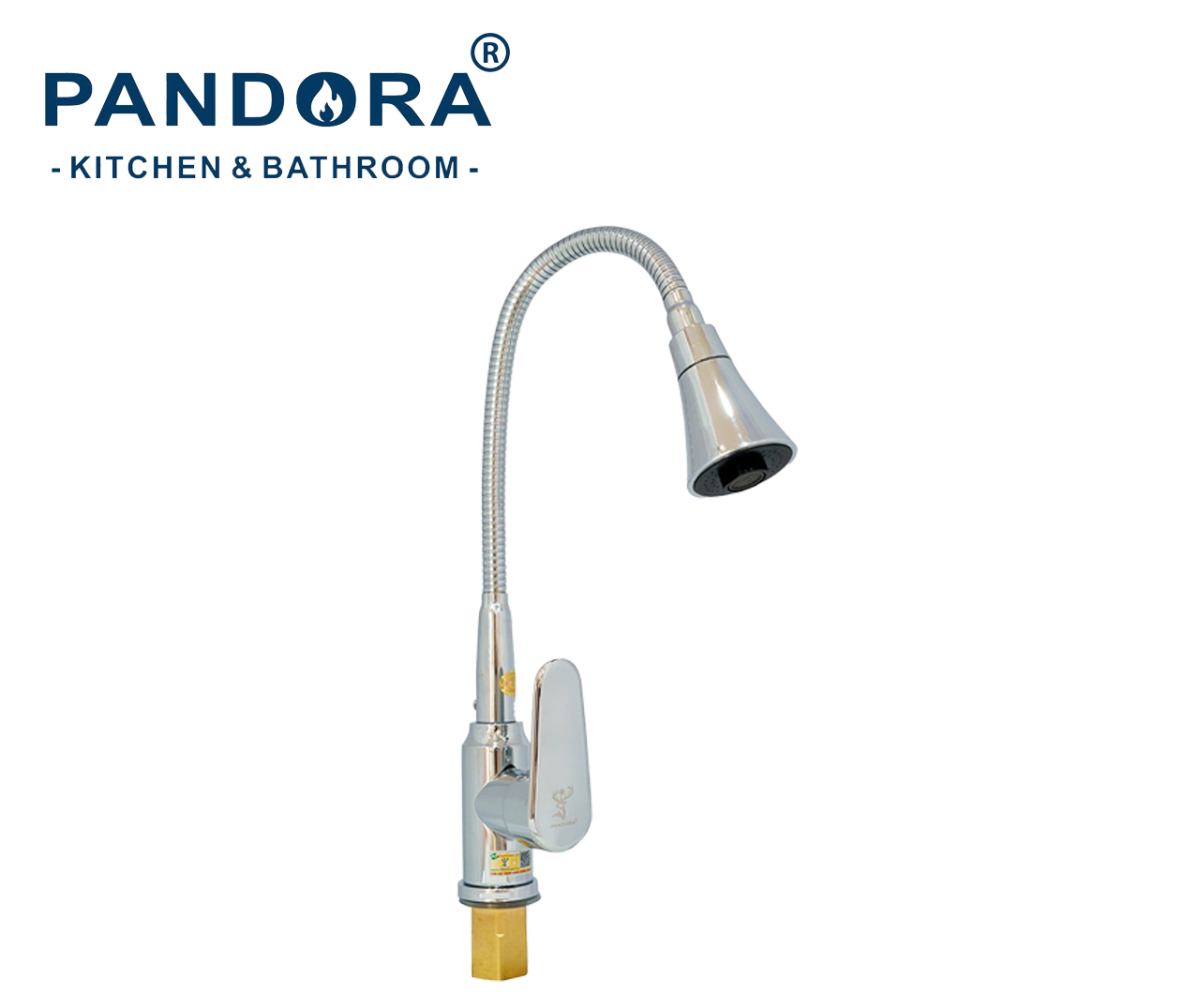 Vòi rửa bát nóng lạnh cần mềm PANDORA PA 8110